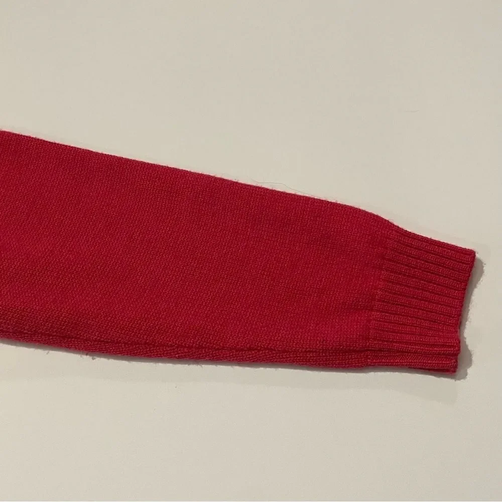 Vintage Talbots Petites Wool / Cashmere Blend Pink Knit Sweater Women's Size LP